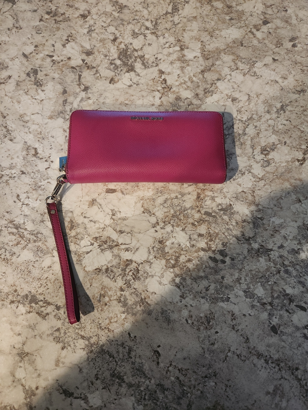 Michael Kors Pink Zip Wristlet Wallet